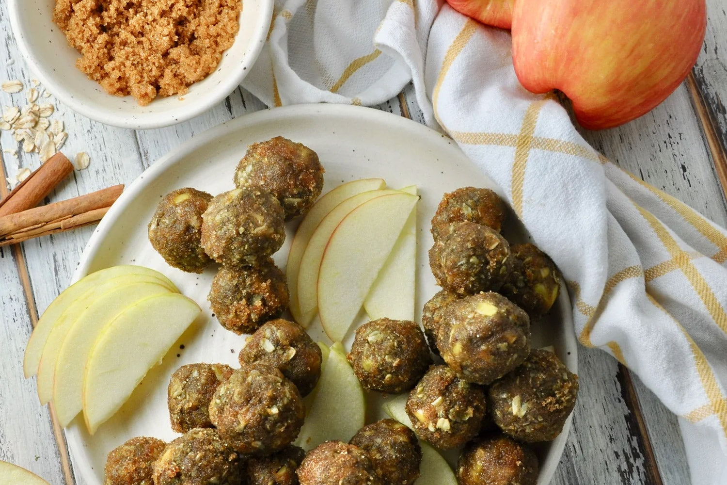 Apple Fritter Protein Balls featured image