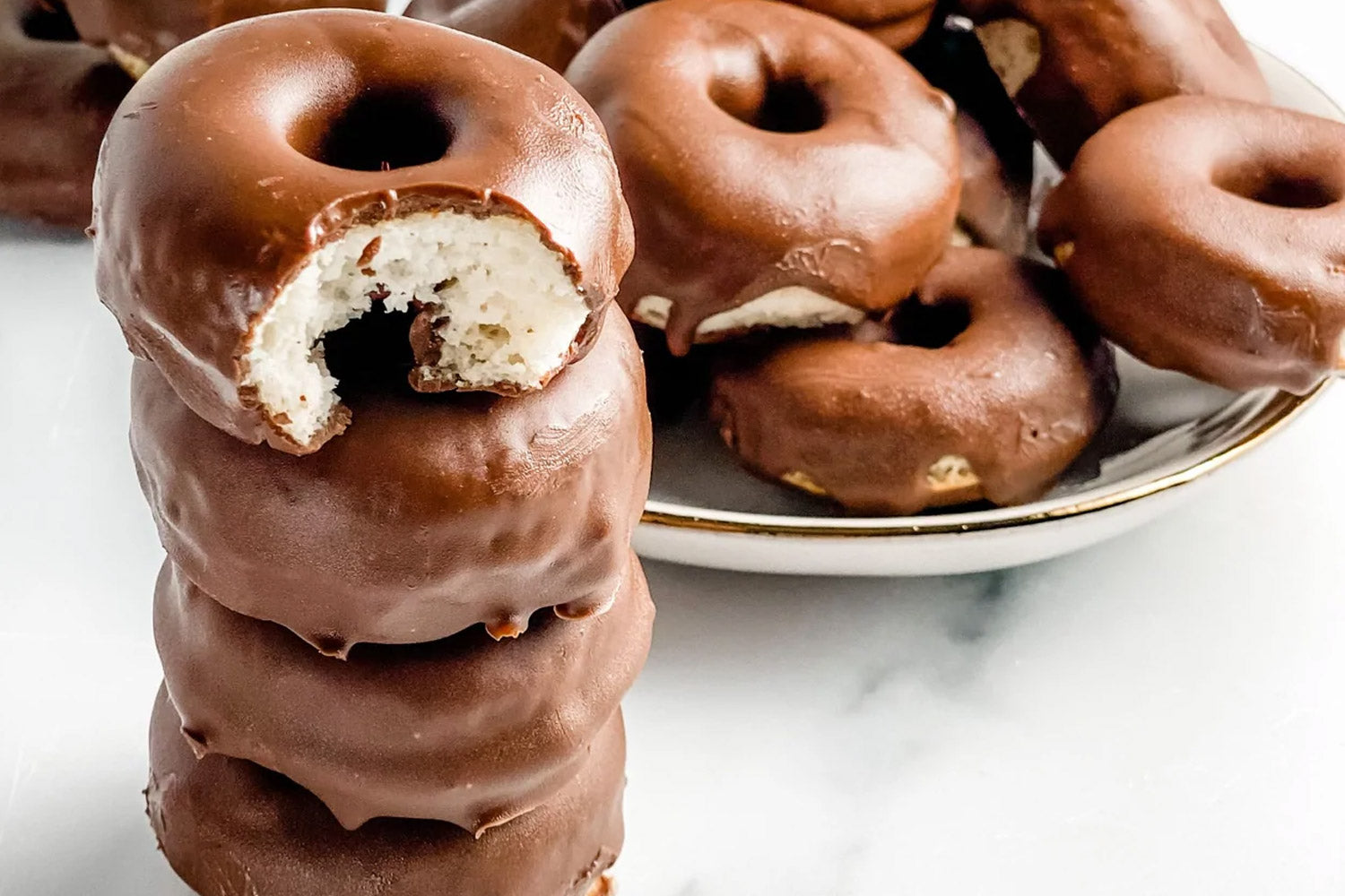 Chocolate Glazed Protein Donuts featured image