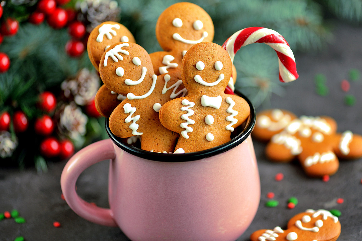 Gingerbread Muscle Man Protein Cookies featured image
