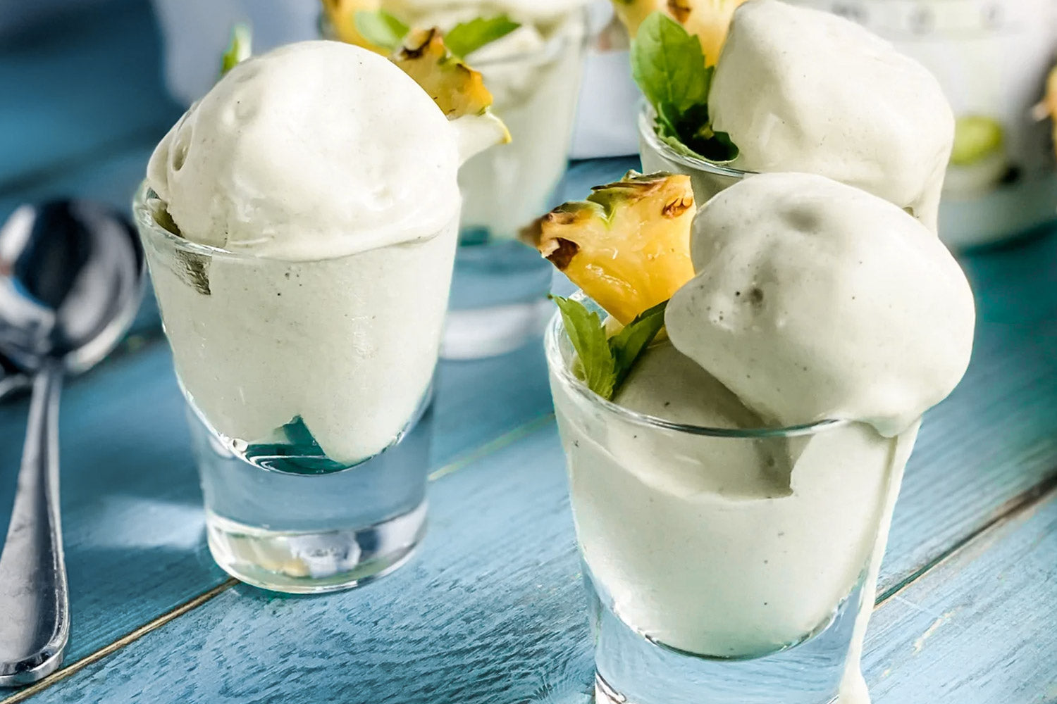 Green Pineapple Protein Ice Cream featured image
