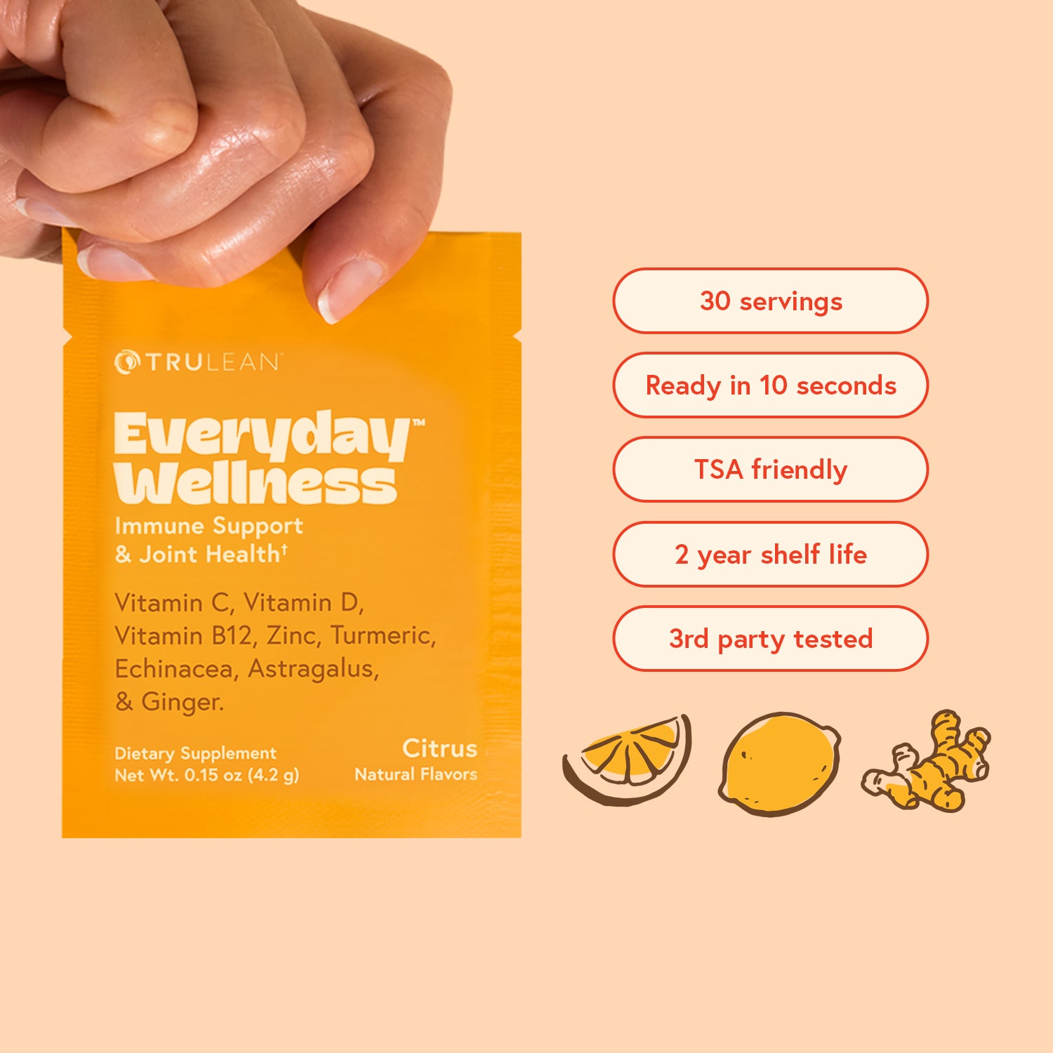 Everyday Wellness™ Shot | 3 Box Bundle | 90 Servings – Trulean