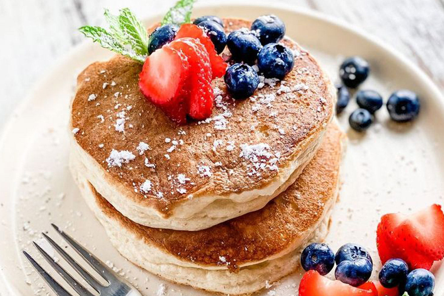 Fluffy Protein Pancakes